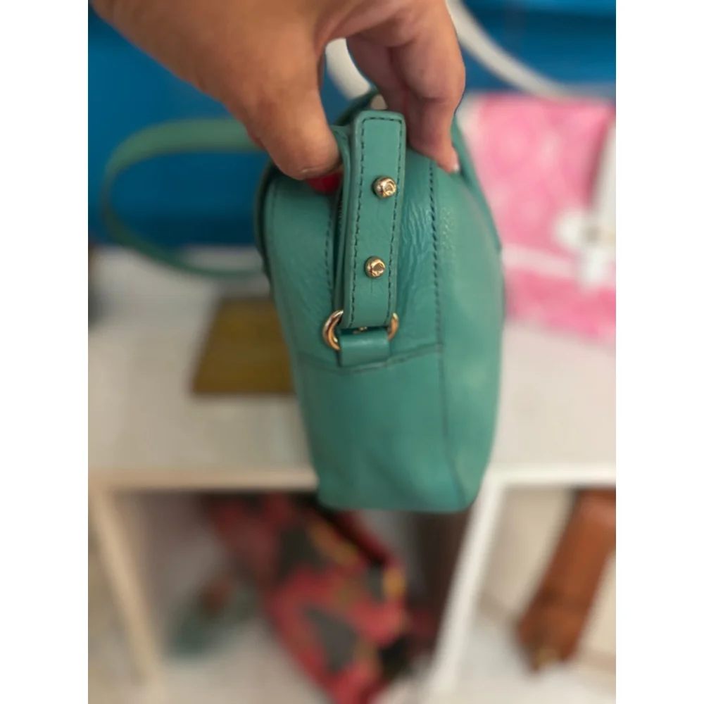 Kate Spade Green Leather Crossbody Bag Small - Picture 5 of 8